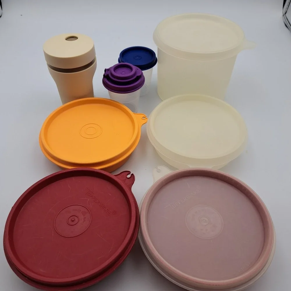 Mixed Tupperware Lot 9 Piece With Lids